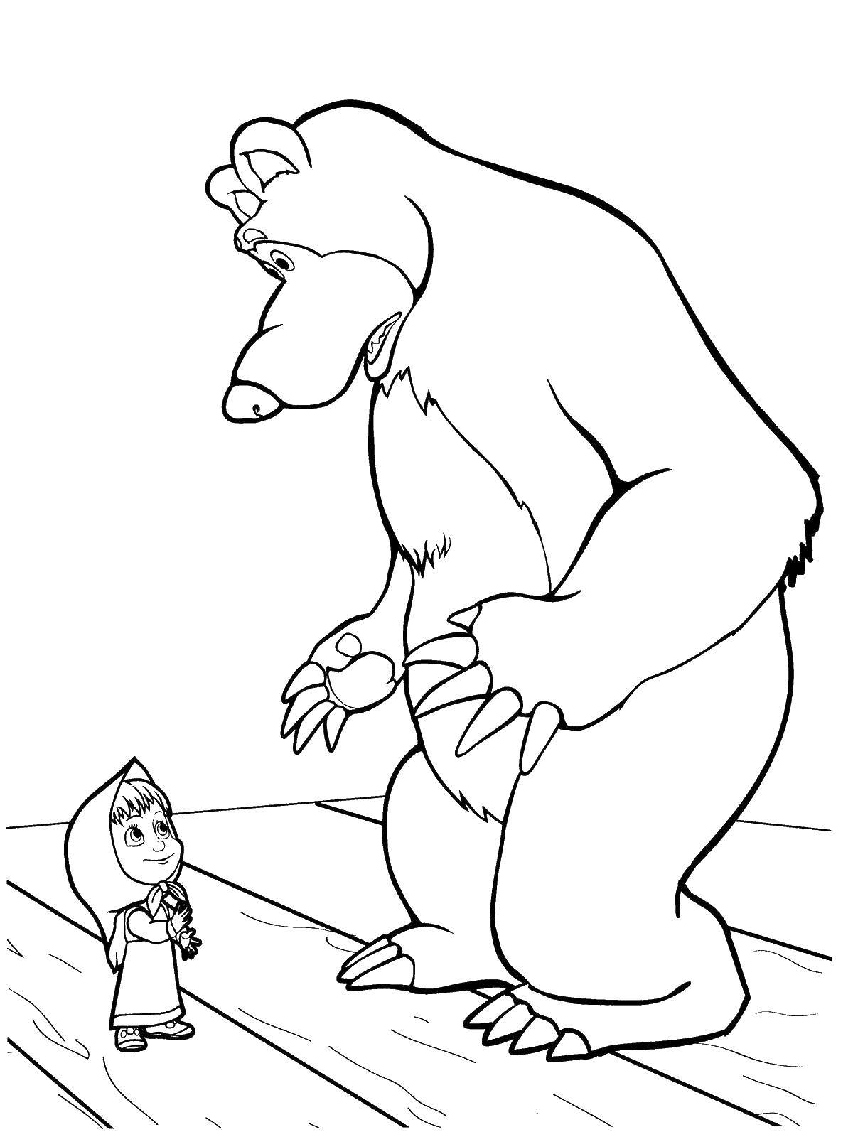 masha i medved coloring pages masha i medved coloring pages