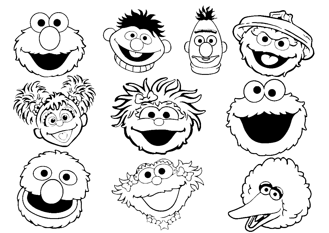 Oscar The Grouch Coloring Pages Best Coloring Pages For Kids