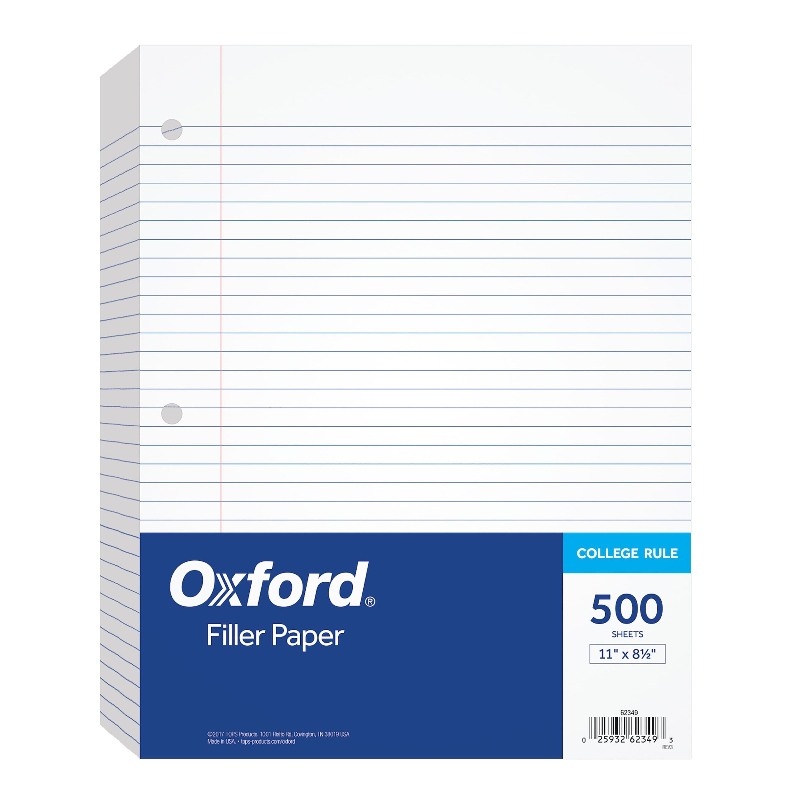 Oxford College Ruled 3 Hole Punched Loose Leaf Filler Paper 500 Sheets Walmart Oxford College Ruled 3 Hole Punched Loose Leaf Filler Paper 500 Sheets Walmart