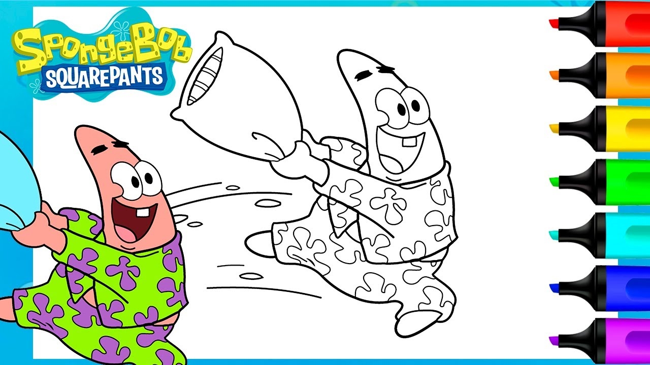 Patrick Star Spongebob Coloring Pages Art And Coloring Fun YouTube Patrick Star Spongebob Coloring Pages Art And Coloring Fun YouTube