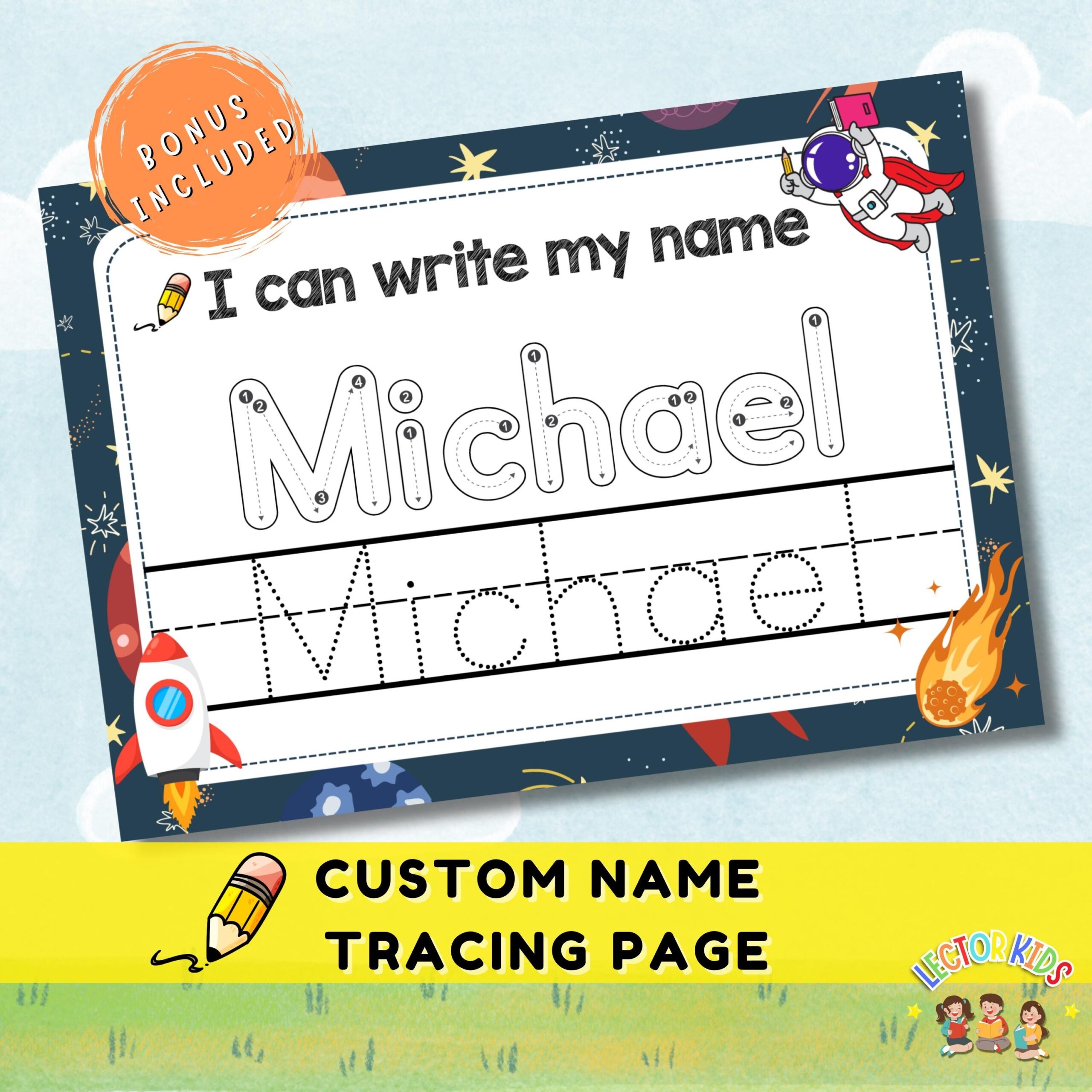 Pdf Name Practice Etsy