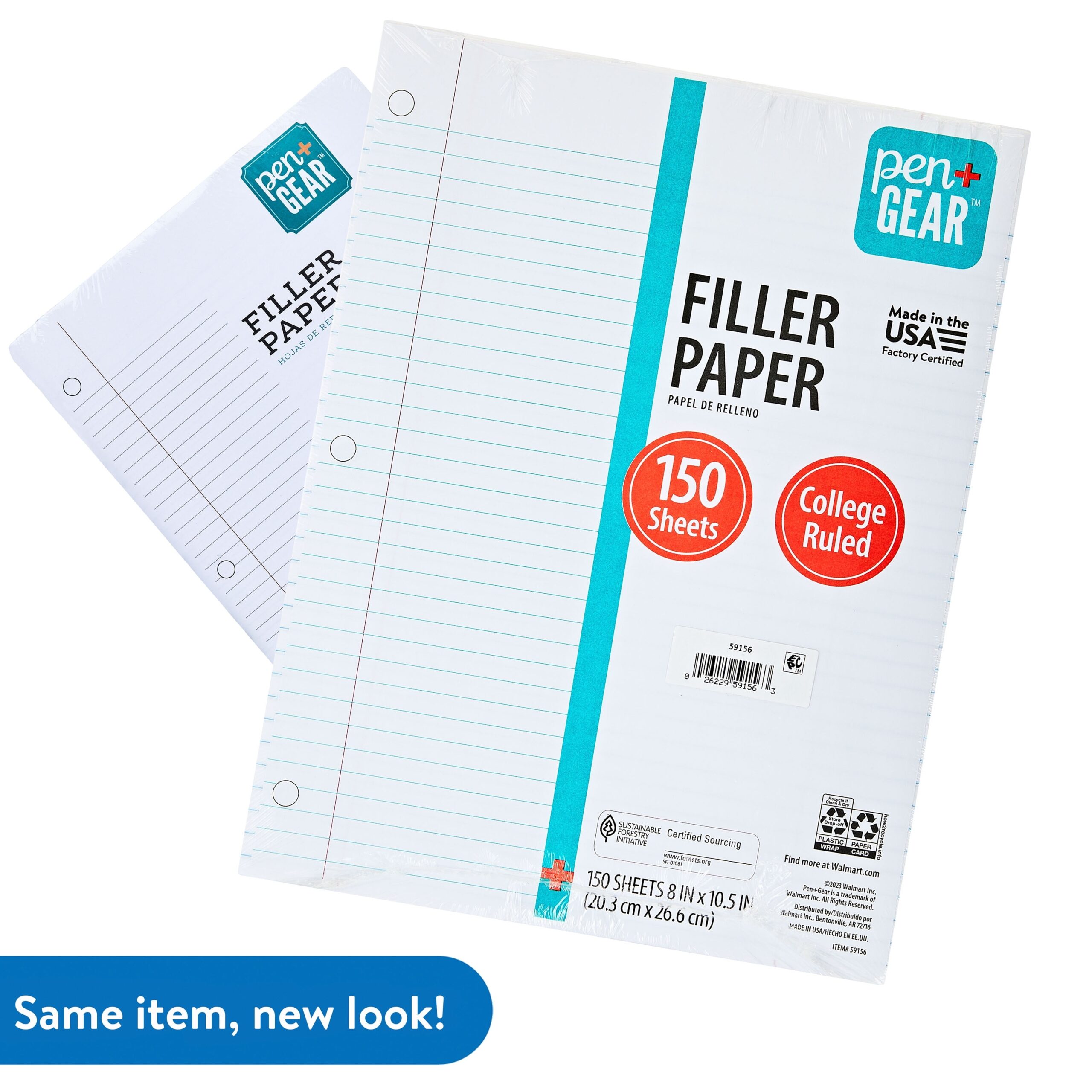 PEN GEAR Brandclub Pen Gear College Ruled Filler Paper 10 5 X 8 150 Sheets 59156 PEN GEAR Brandclub Pen Gear College Ruled Filler Paper 10 5 X 8 150 Sheets 59156