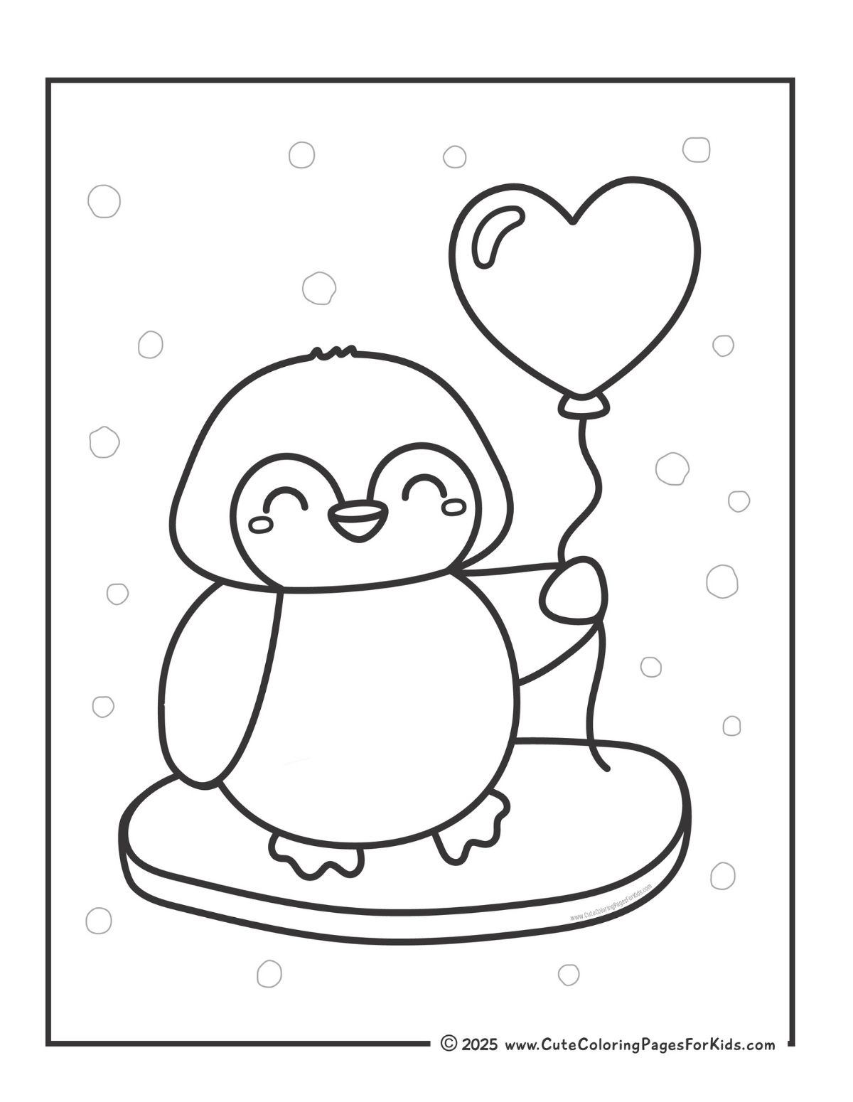 Penguin Coloring Pages Free And Easy Printables Cute Coloring Pages For Kids