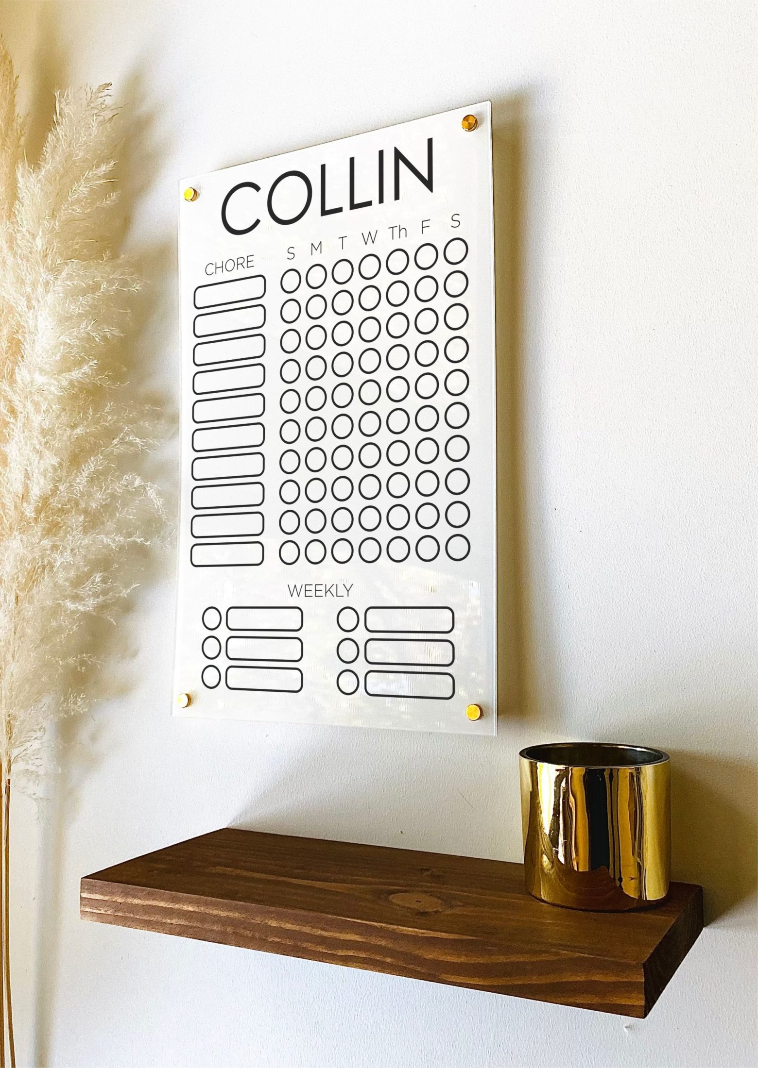 personalized chore chart