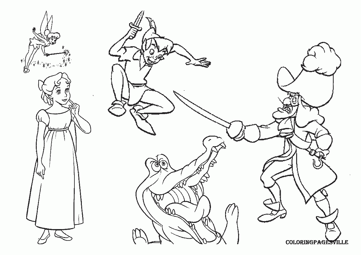Peter Pan Coloring Pages