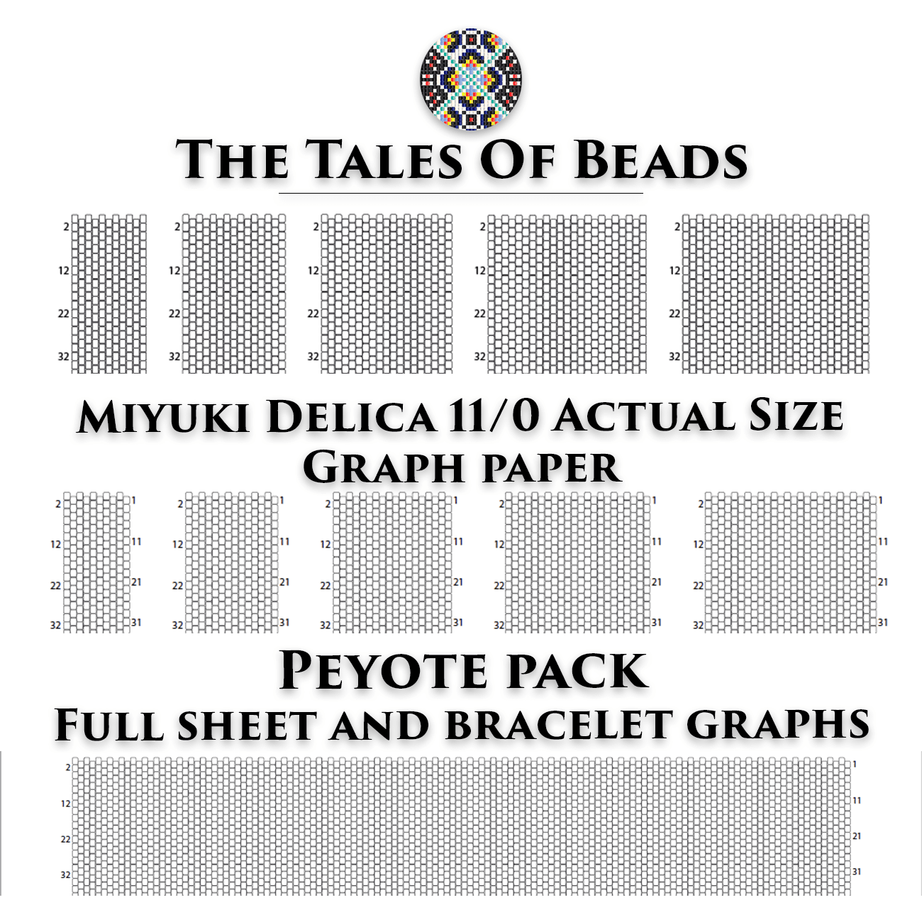 Peyote And Brick Stitch Graph Paper Miyuki Delica 11 0 Actual Size Seed Bead Graph Paper Crealandia Peyote And Brick Stitch Graph Paper Miyuki Delica 11 0 Actual Size Seed Bead Graph Paper Crealandia