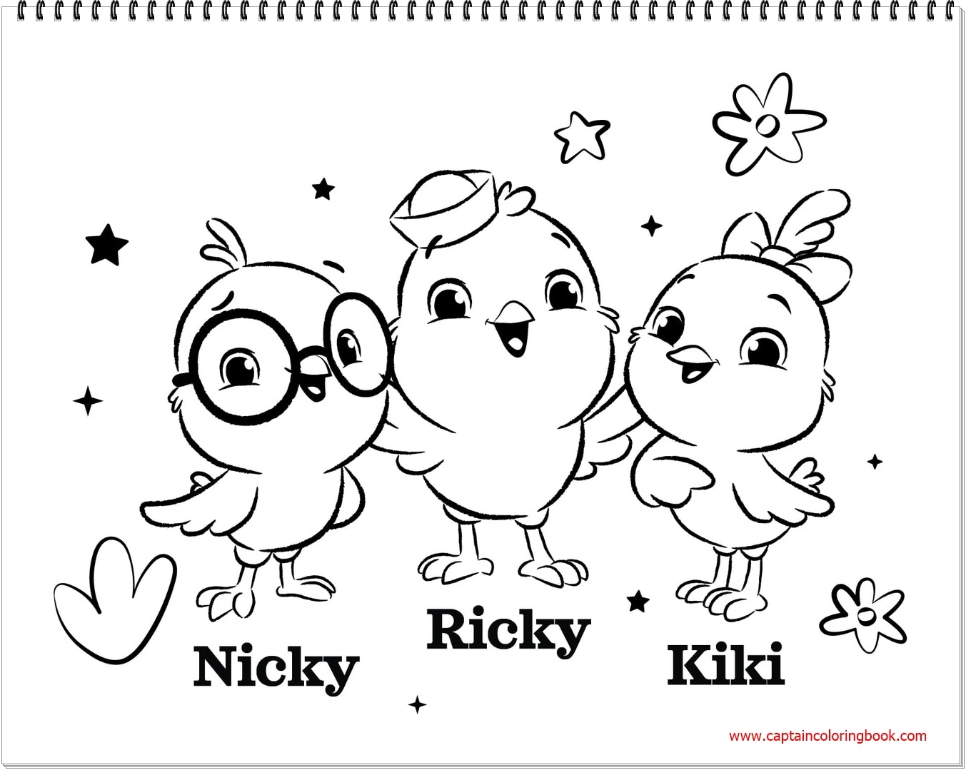 nick jr colouring pages