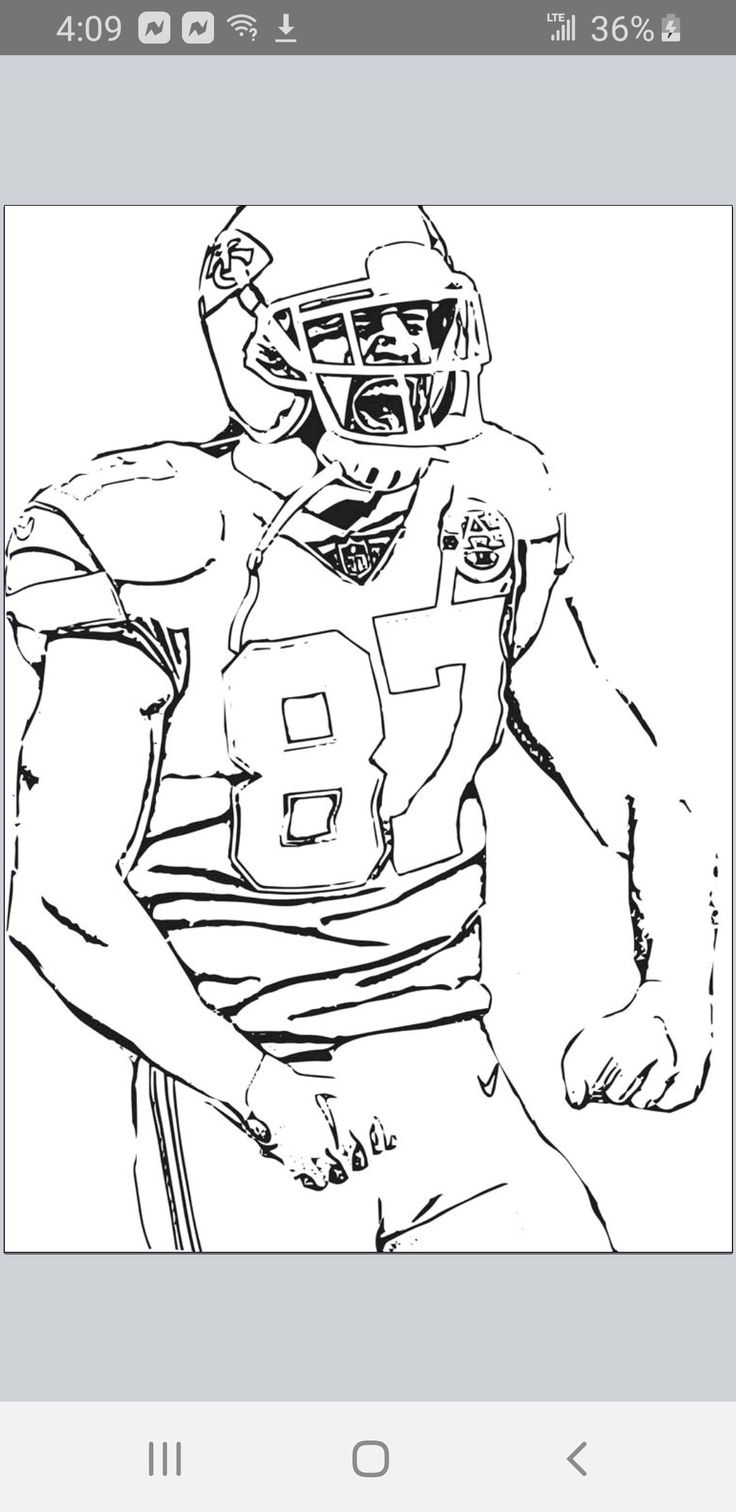 Pin By Kendall Brenner On Art School Coloring Pages Football Coloring Pages Drawing Artwork