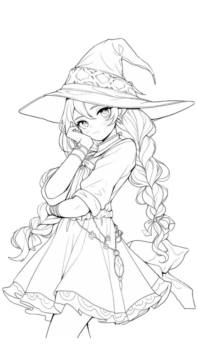 Pin By Manu On Painting In 2025 Manga Coloring Book Witch Coloring Pages Mermaid Coloring Pages