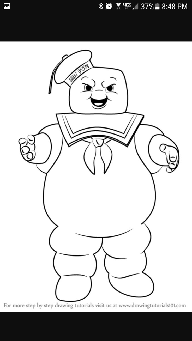 Pin By V ro On Bibendum Chamallow Coloring Pages Coloring Books Ghostbusters