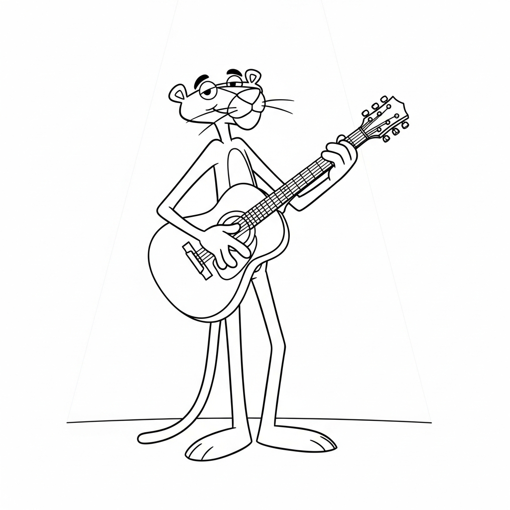 Pink Panther Coloring Pages Coloring app