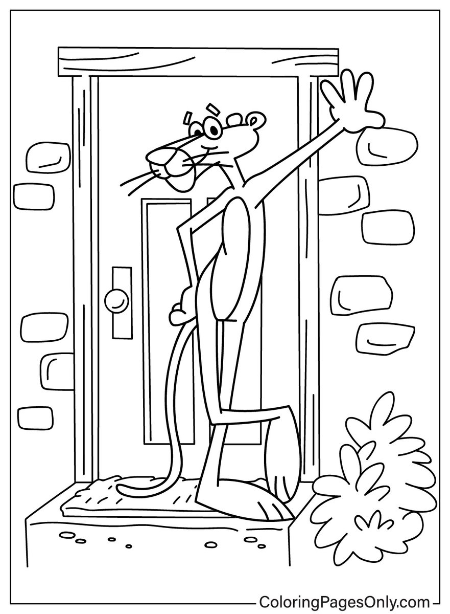 Pink Panther Coloring Pages Download And Print Free Coloring Pages At Https t co q7CJUnWIMA PinkPanther cartoon Coloringpagesonly Coloringpages ColoringBook art sketch drawing draw illustration Coloring trend Trending Twitter TwitterX