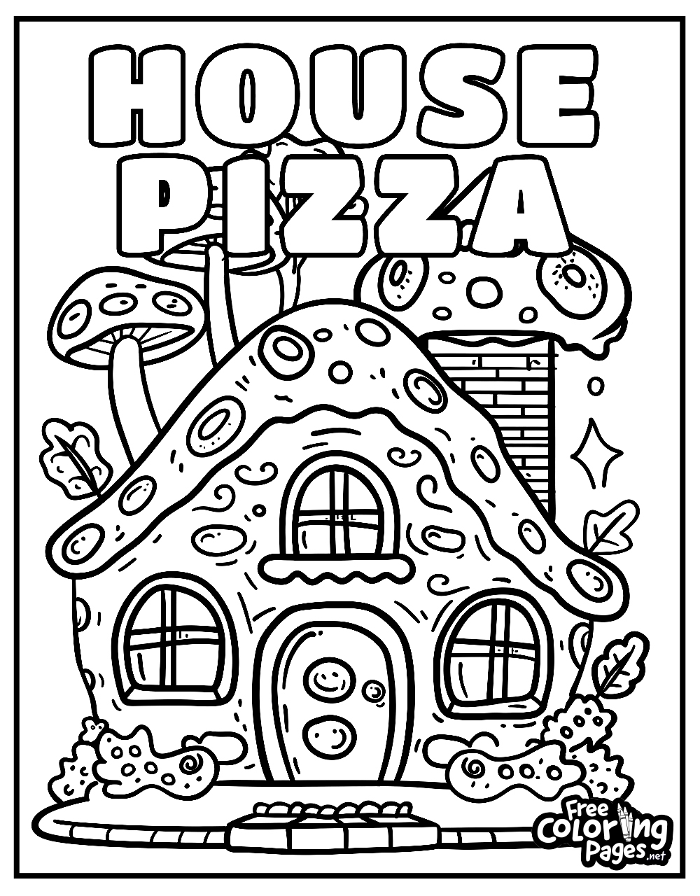 Pizza Coloring Pages Free Coloring Pages