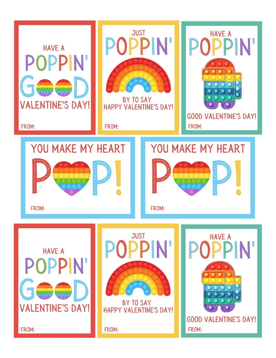 pop it valentine printable free pop it valentine printable free