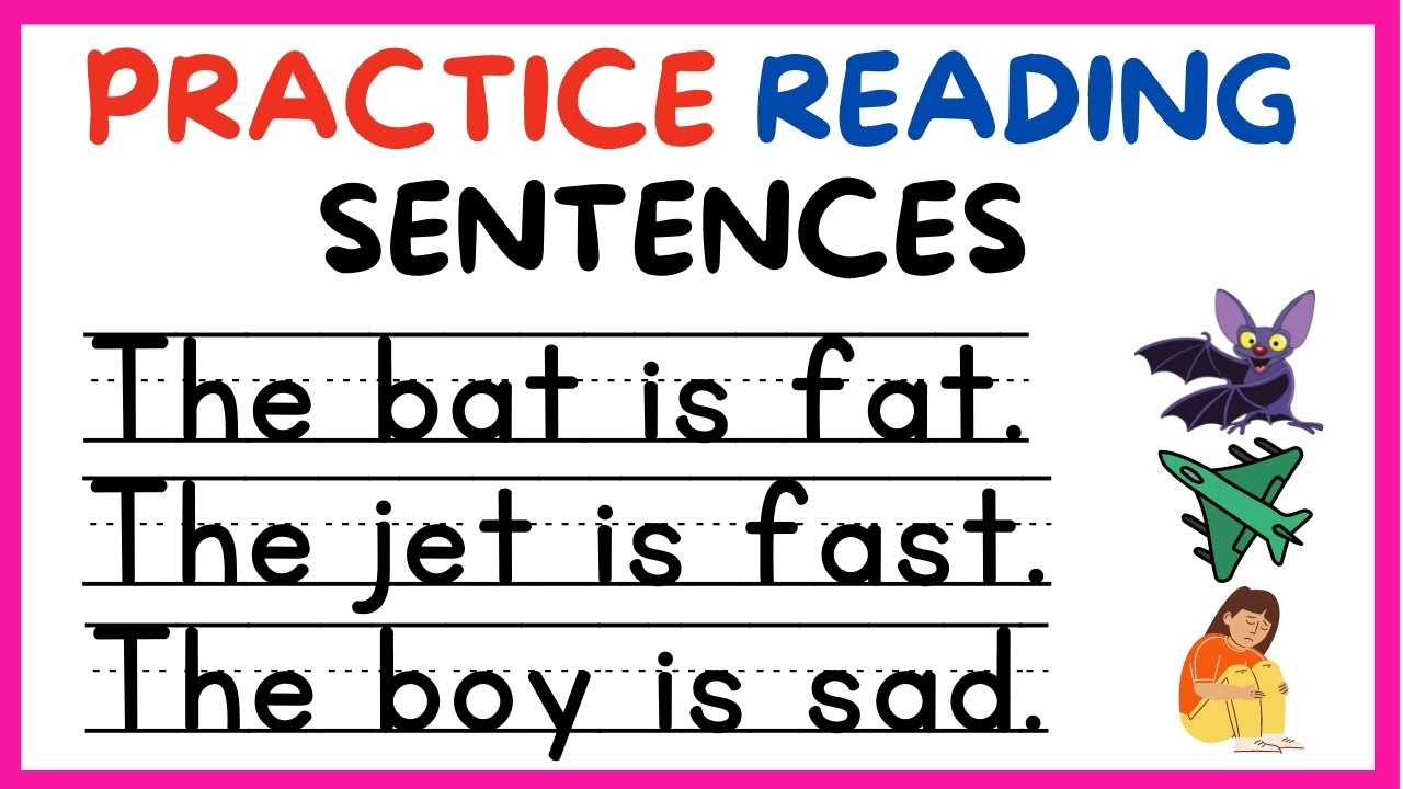 sentences for kindergarteners