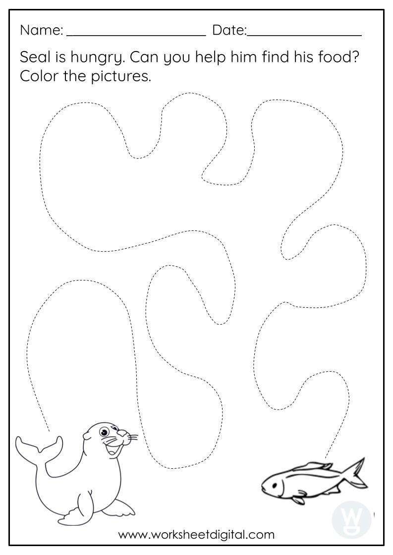 Pre Writing Practice Worksheet Digital 1 Teacher Made Resources