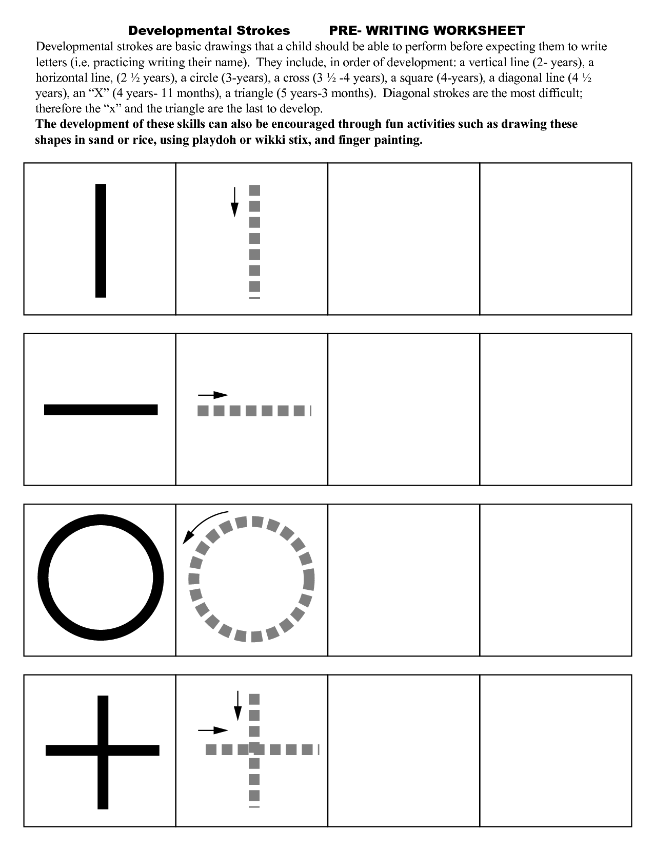 Pre Writing Skills Worksheet 10 Free PDF Printables Printablee