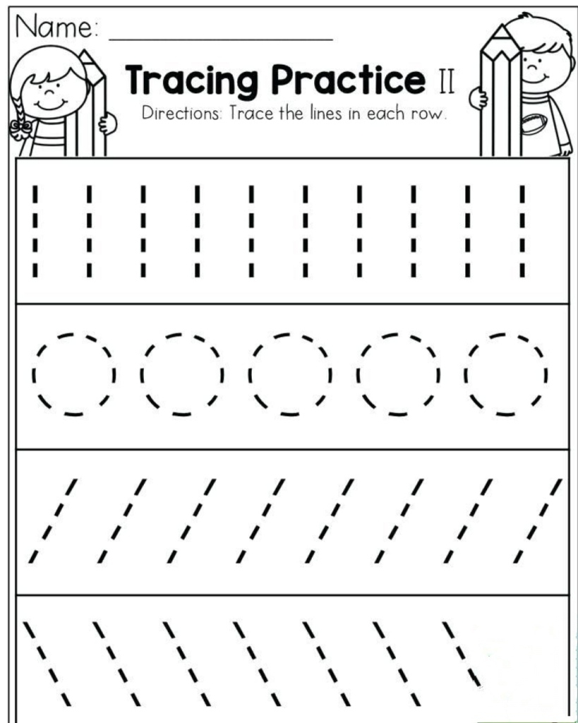 pre writing strokes worksheet