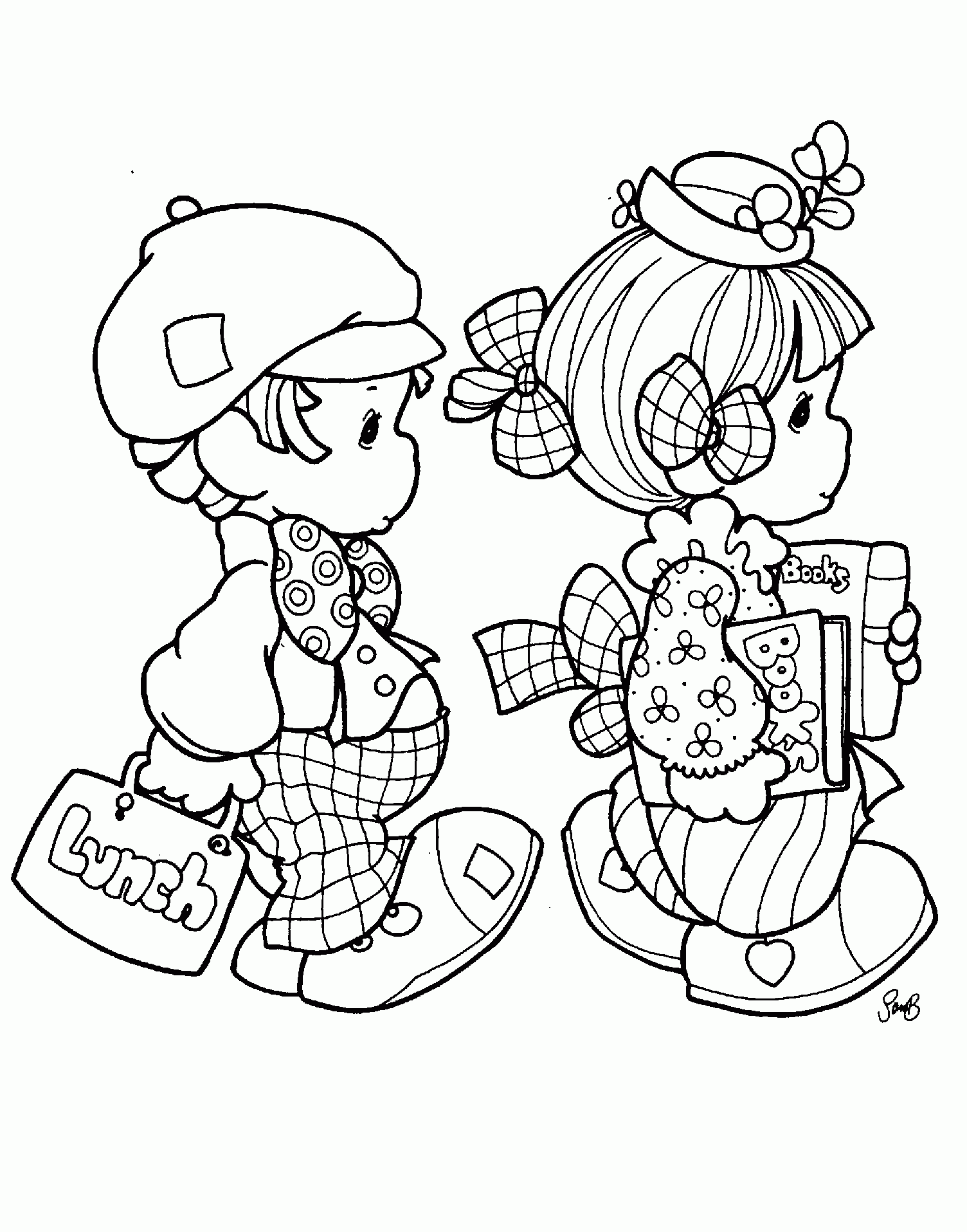 precious moments coloring pages