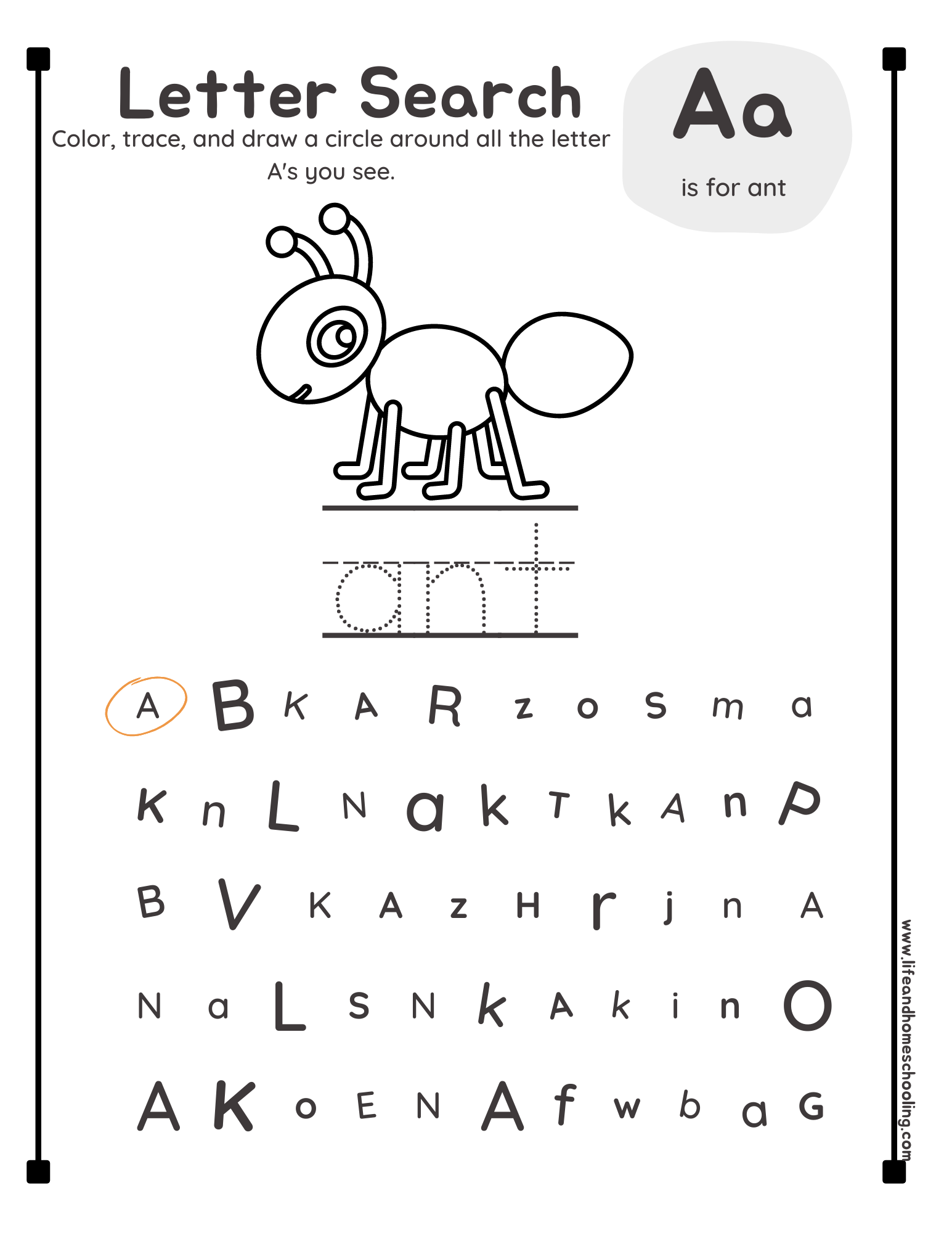 Preschool Kindergarten Alphabet Search Made By Teachers