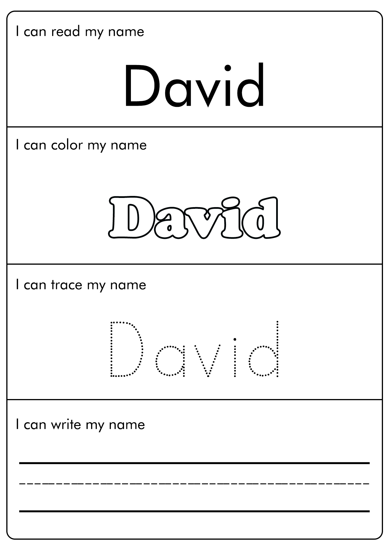 Preschool Personalized Learning Book Custom Name Tracing Worksheets Personalized Handwriting Practice Sheets For Preschoolers A4 Size Free Printable Name Tracing For Kids