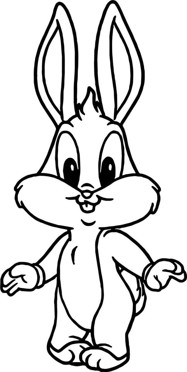 Pretty Picture Of Bugs Bunny Coloring Pages Albanysinsanity