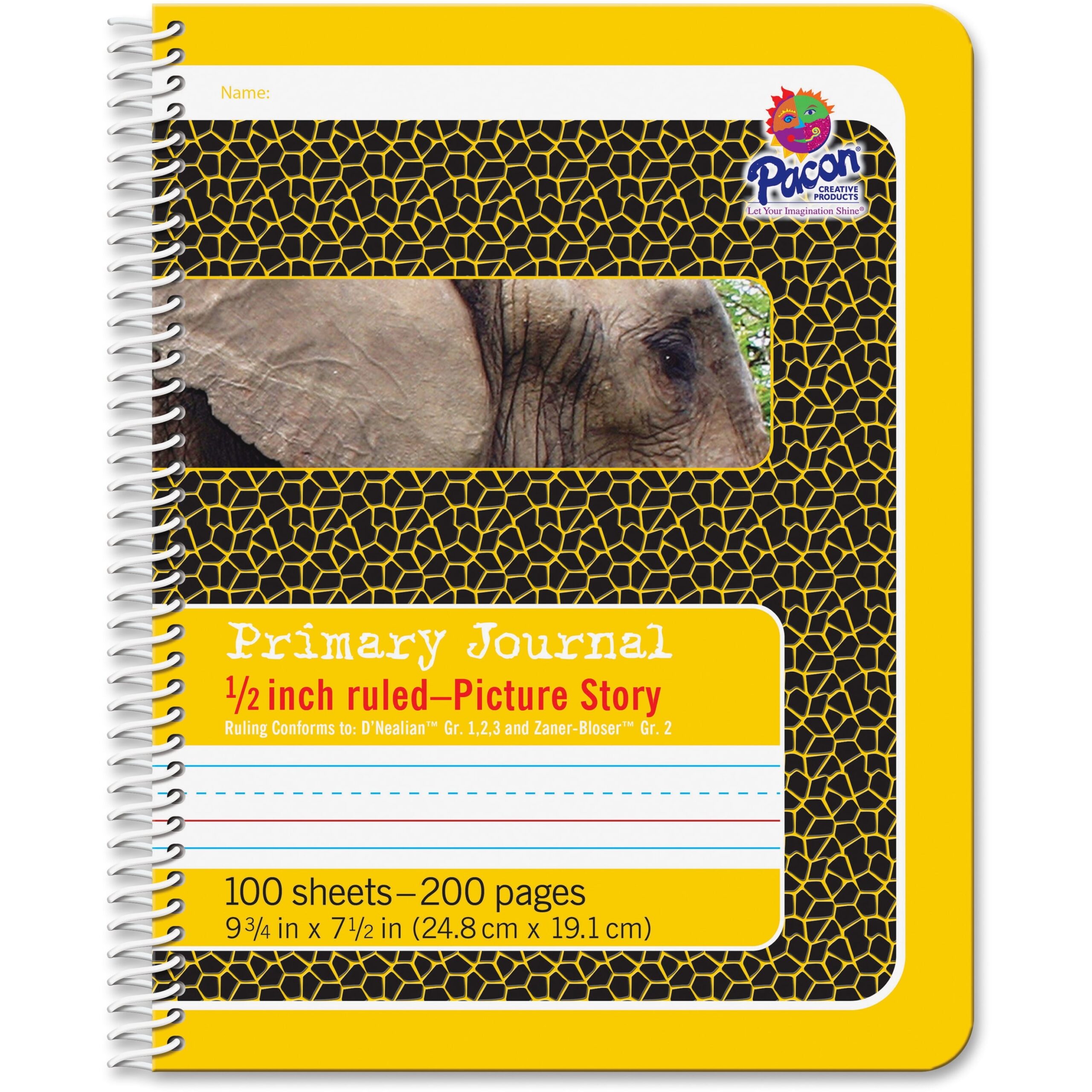 Primary Composition Book Spiral Bound D Nealian Zaner Bloser 1 2 X 1 4 X 1 4 Picture Story Ruled 9 3 4 X 7 1 2 100 Sheets Bundle Of 5 Walmart