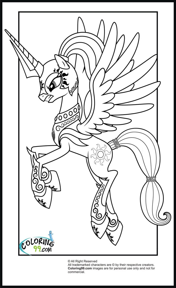 Princess Celestia With Armour Malvorlagen Pferde Malvorlage Einhorn Wenn Du Mal Buch