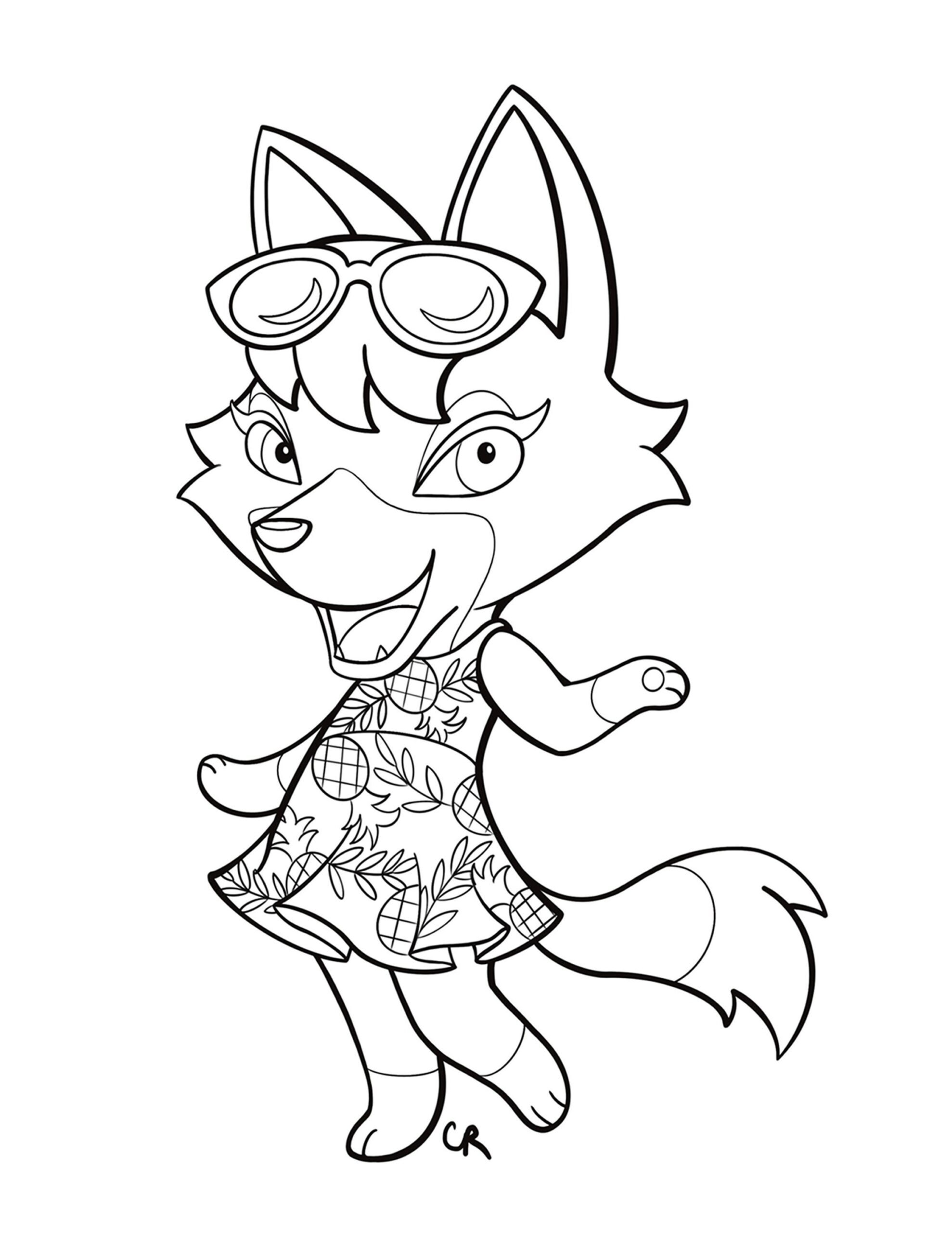 Printable Animal Crossing Coloring Pages Pack 2 Etsy