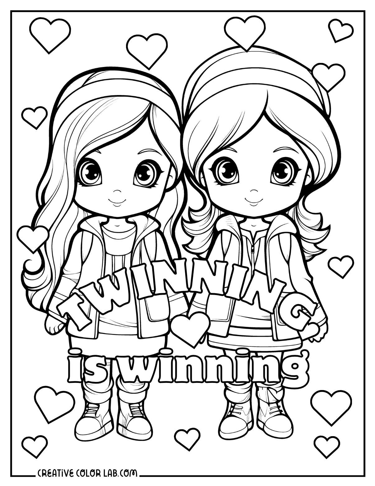 Printable Best Friend Coloring Pages Free Friendship Printables Printable Best Friend Coloring Pages Free Friendship Printables