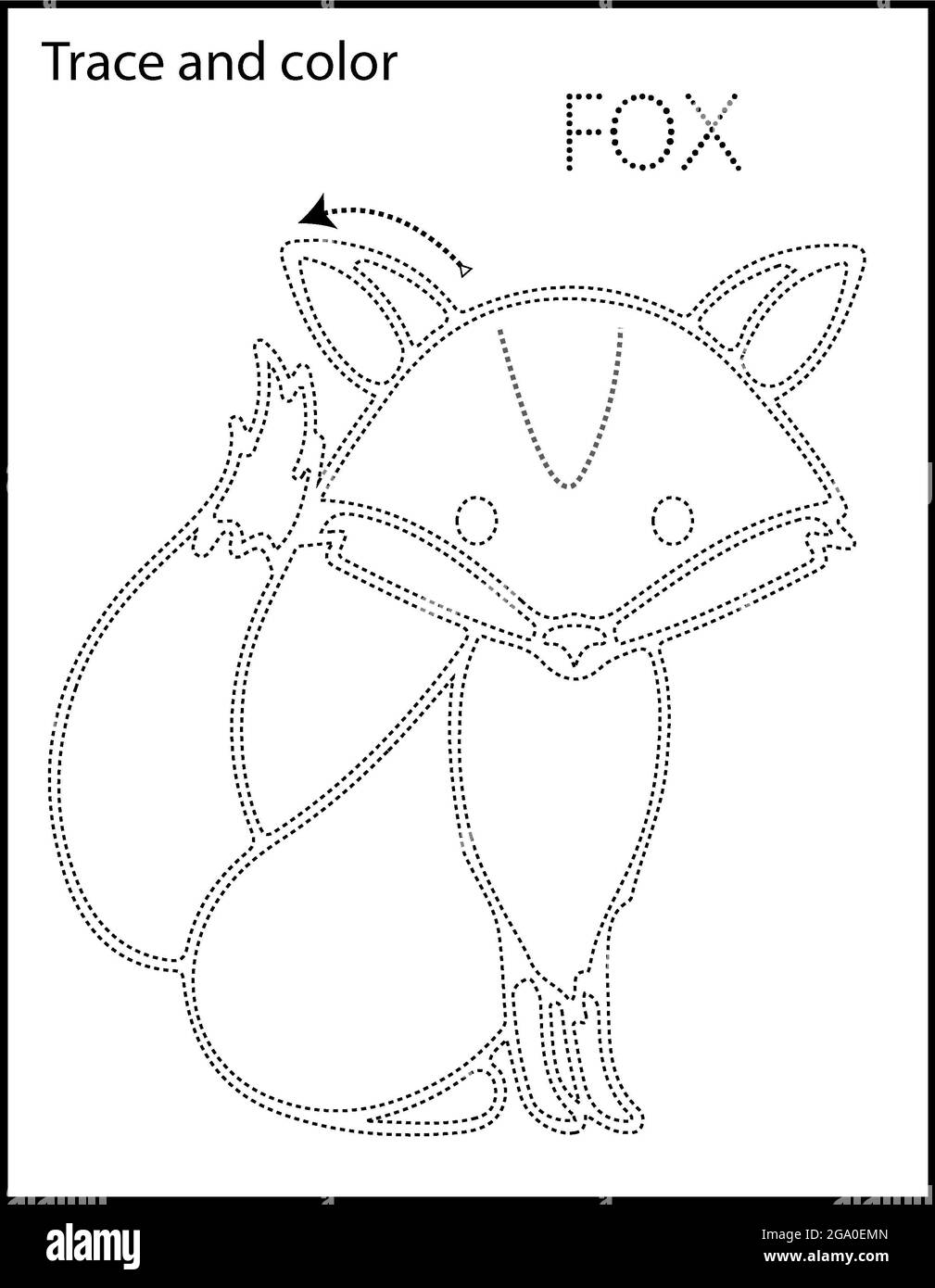 tracing coloring pages