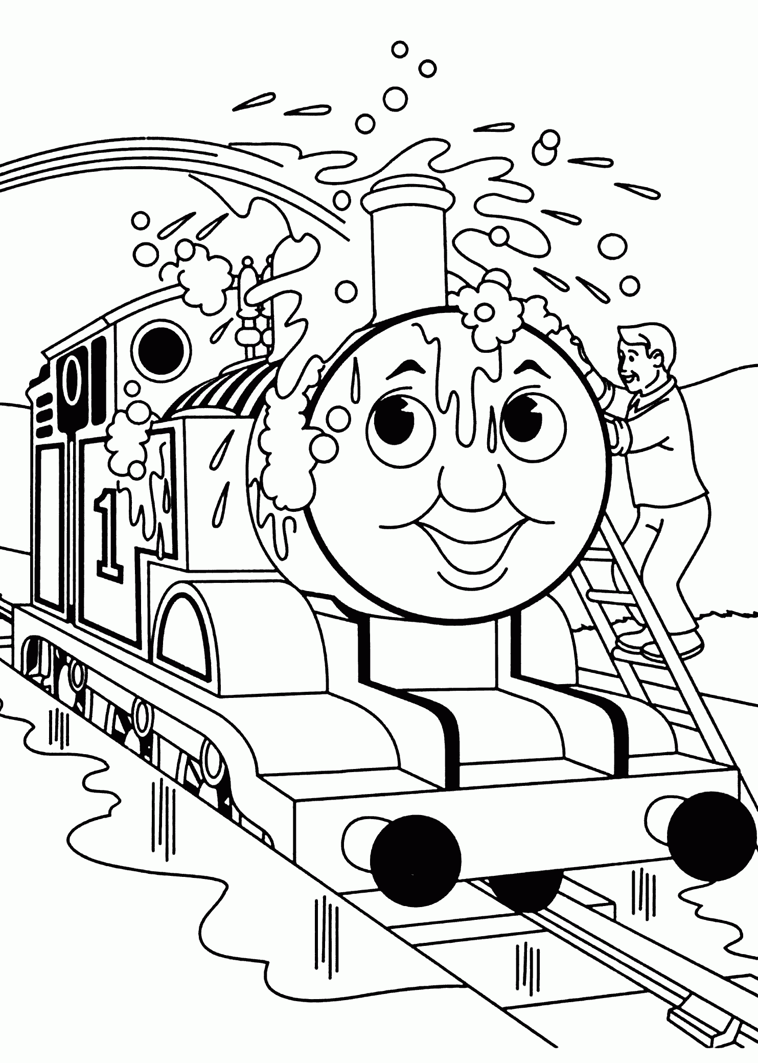 thomas and friends coloring pages to print