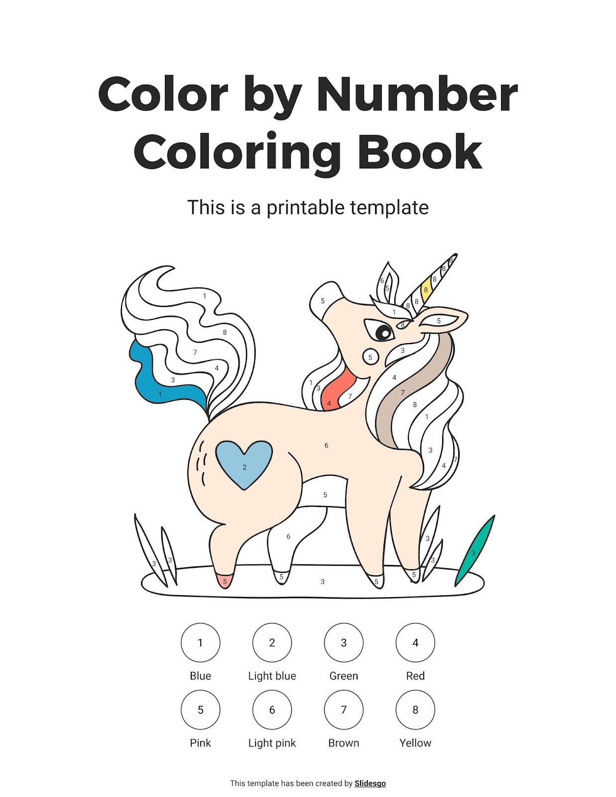 print color by number pages