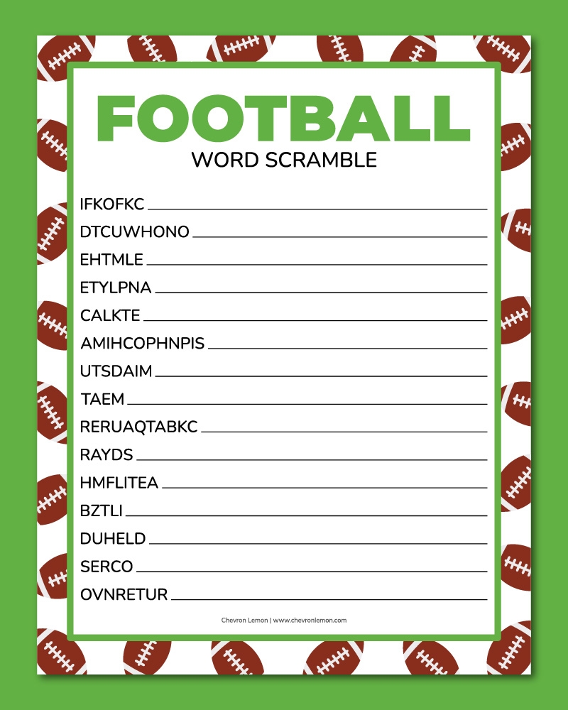 word scramble printable word scramble printable