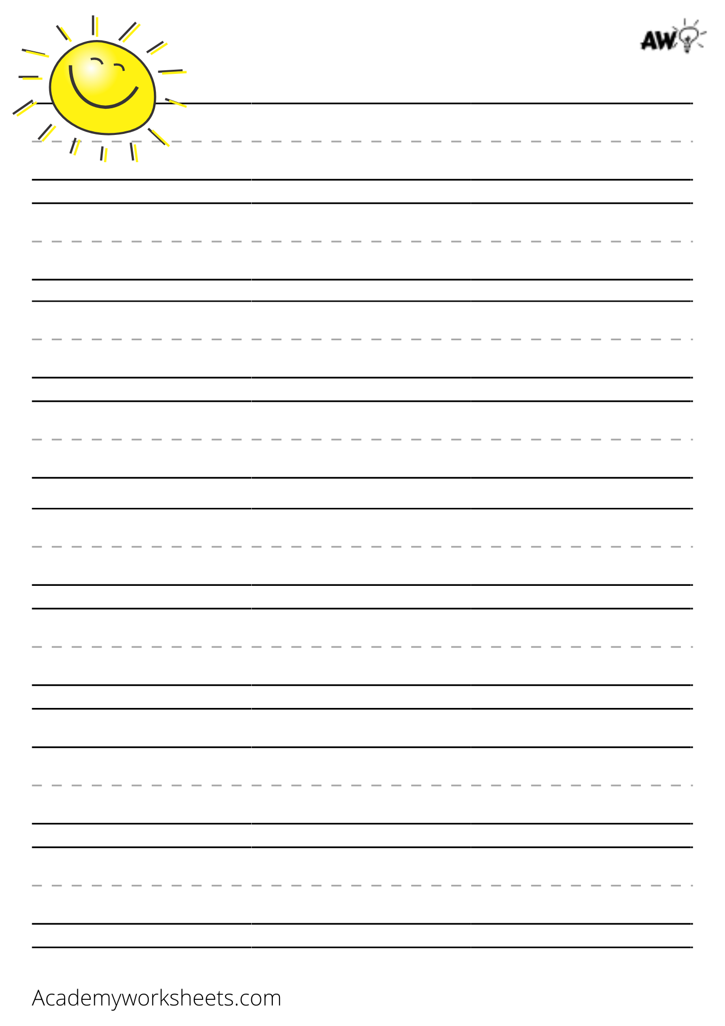 Printable Lined Paper For Kids Academy Worksheets Worksheets Library Printable Lined Paper For Kids Academy Worksheets Worksheets Library