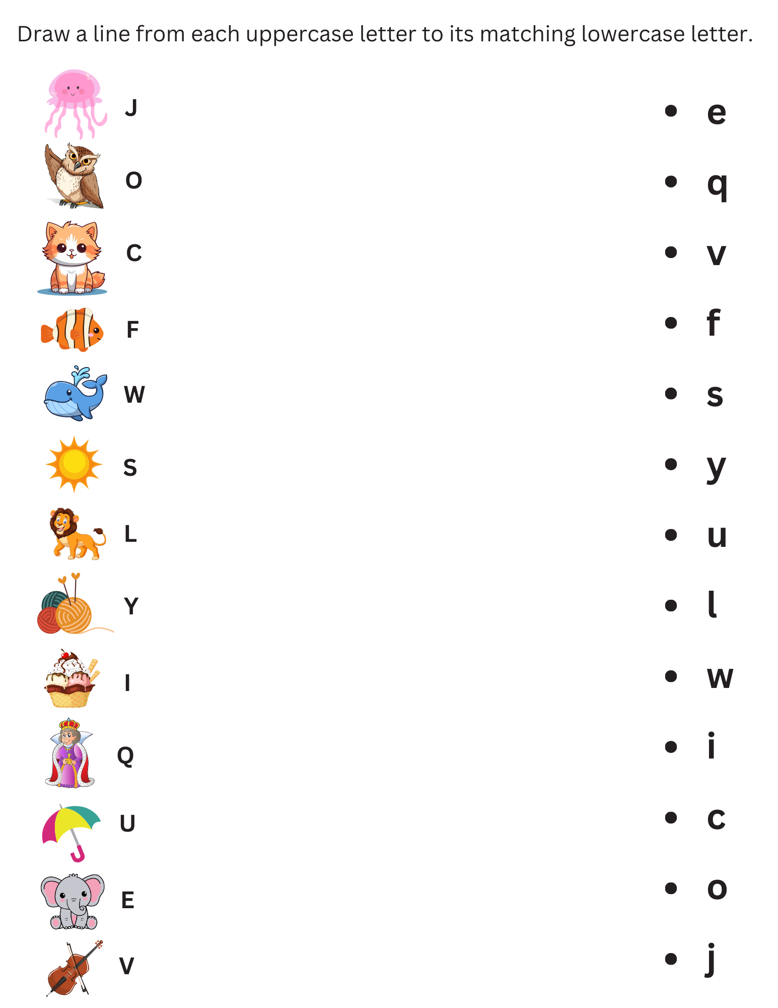 Printable Match Uppercase And Lowercase Letters Kindergarten Worksheets Made By Teachers Printable Match Uppercase And Lowercase Letters Kindergarten Worksheets Made By Teachers