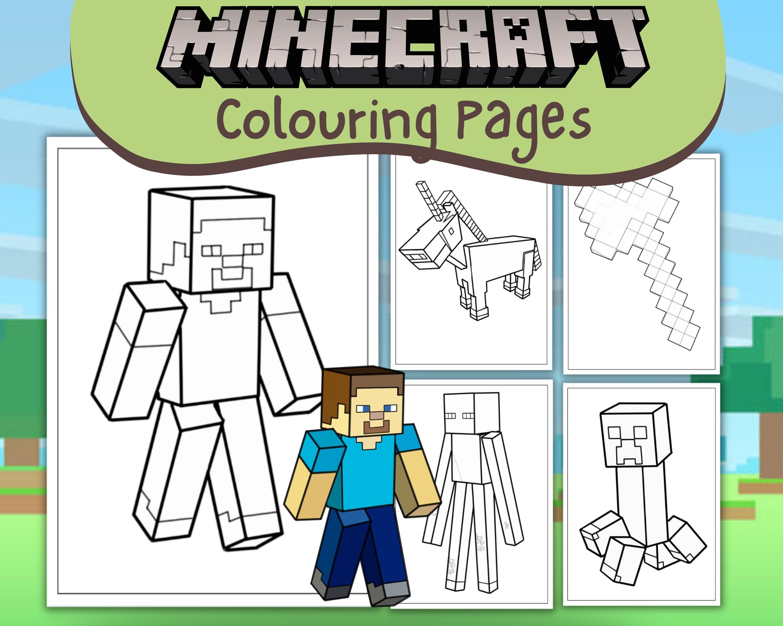 colour in minecraft pictures