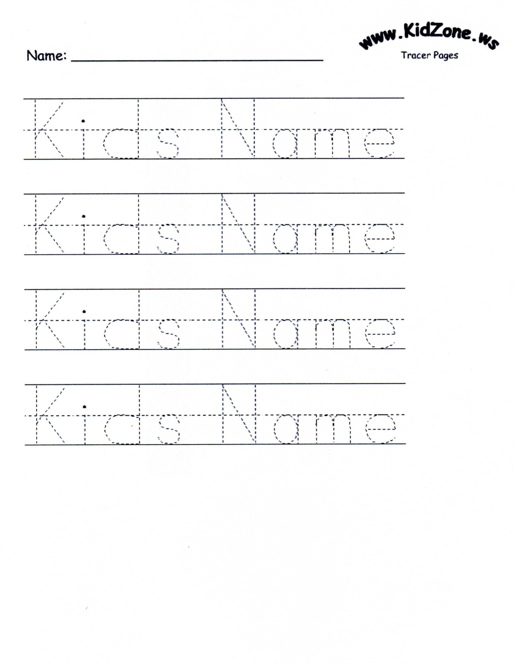Printable Name Tracing Worksheets Custom Handwriting Practice Worksheets Library