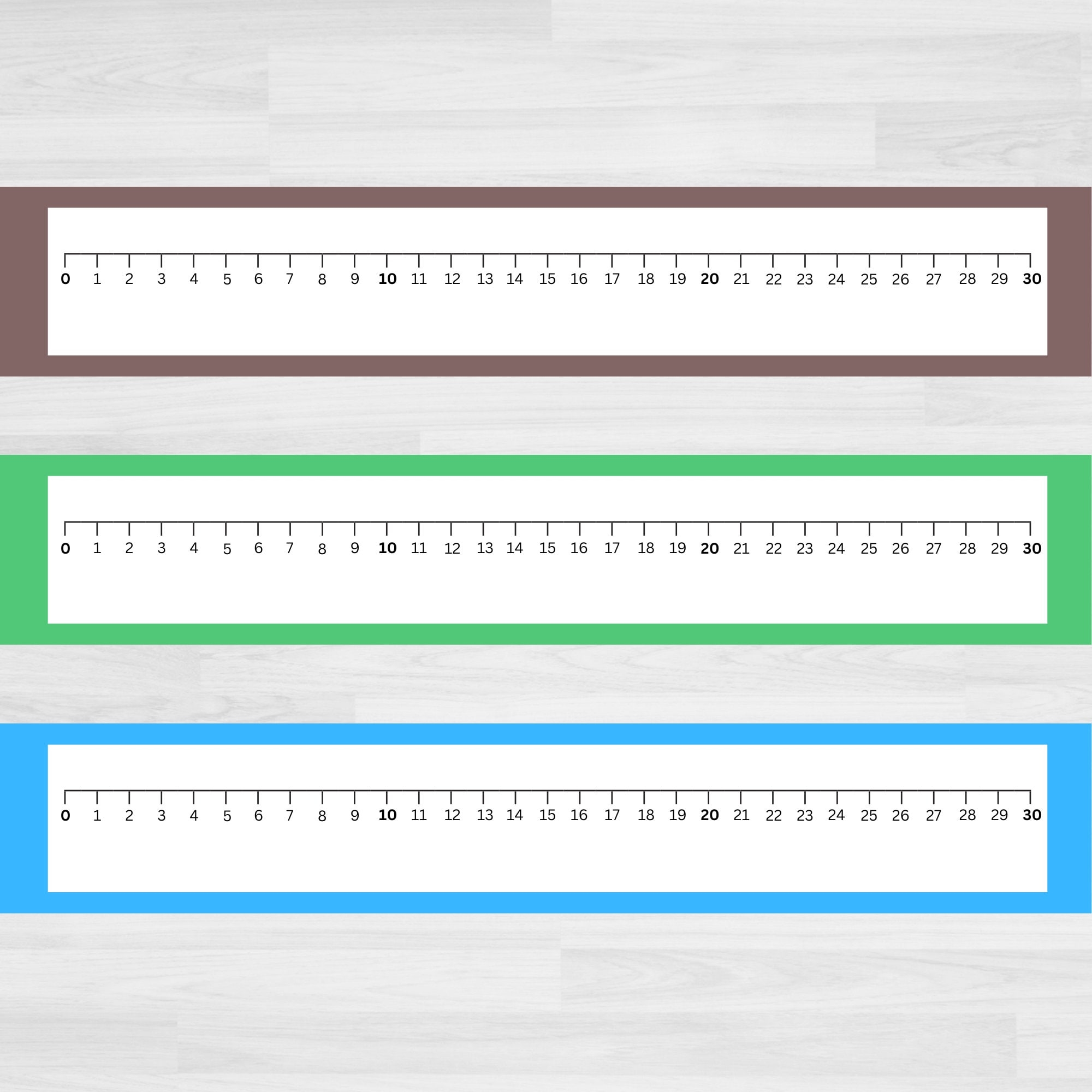 Printable Number Line 0 30 Teacher Classroom Homeschool Resource digital Download Etsy
