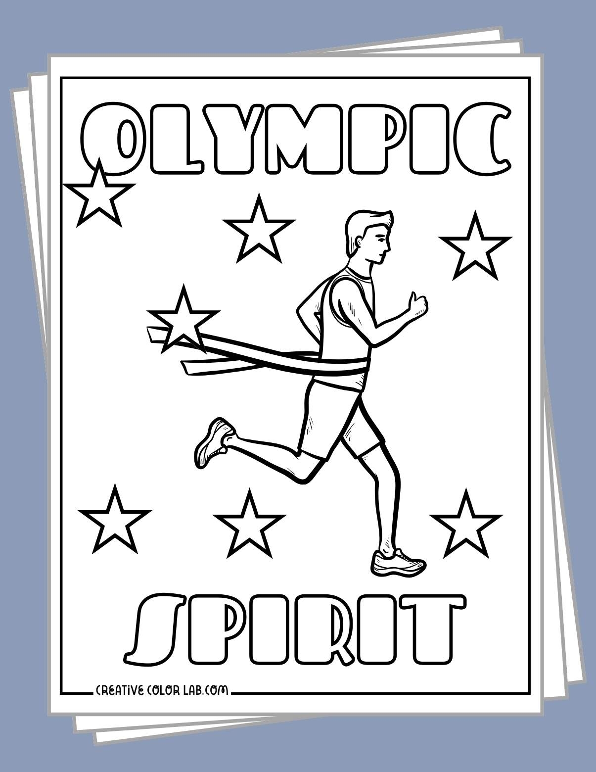 Printable Olympic Coloring Sheets Printable Olympic Coloring Sheets