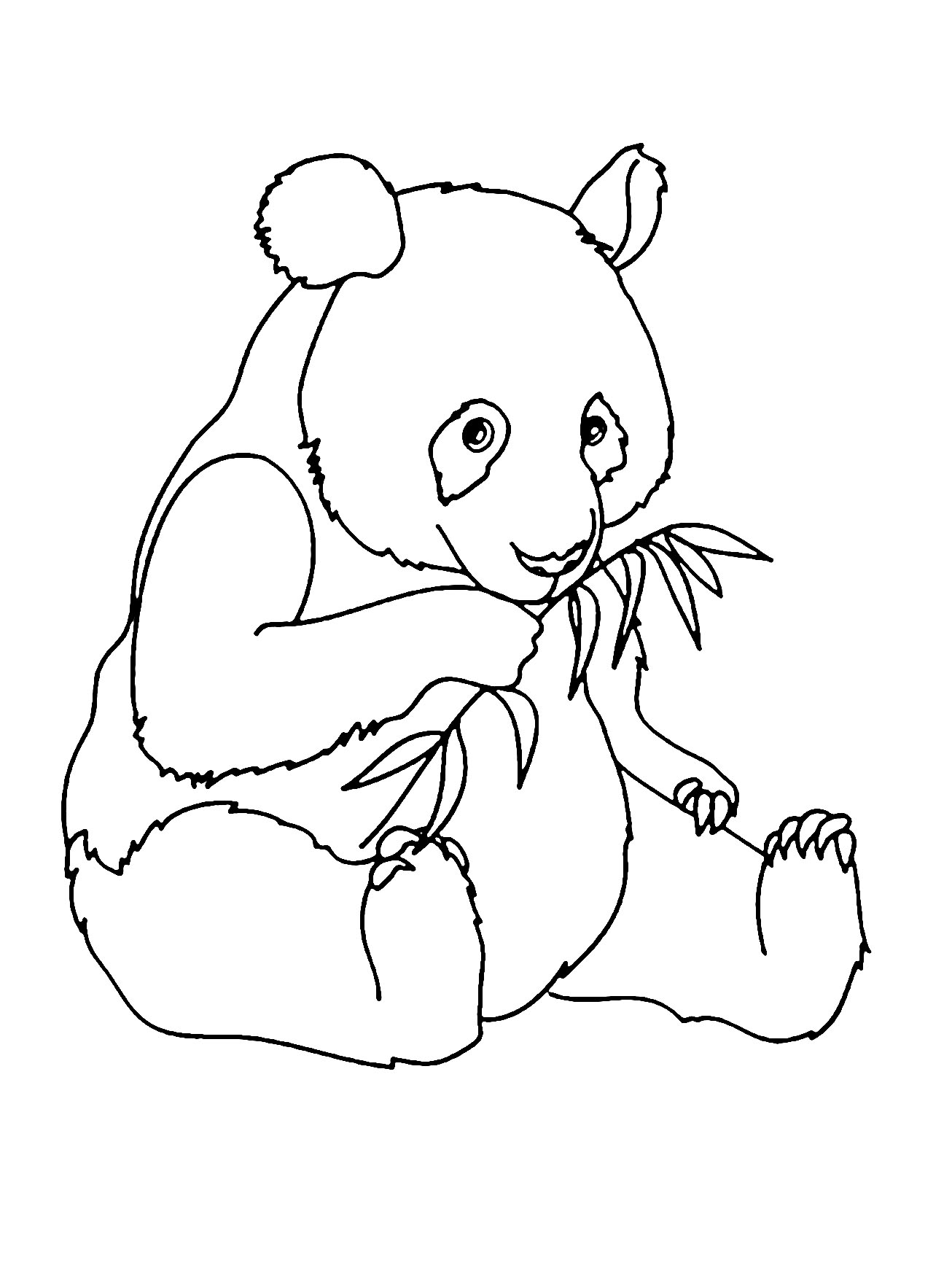 Printable Panda Coloring Page For Kids Panda Coloring Pages