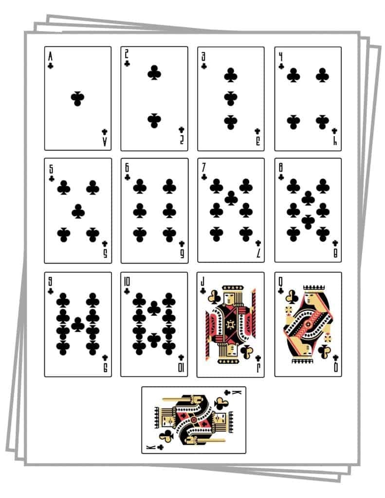 Printable Playing Cards Free PDF Sheets In 3 Sizes Printable Playing Cards Free PDF Sheets In 3 Sizes