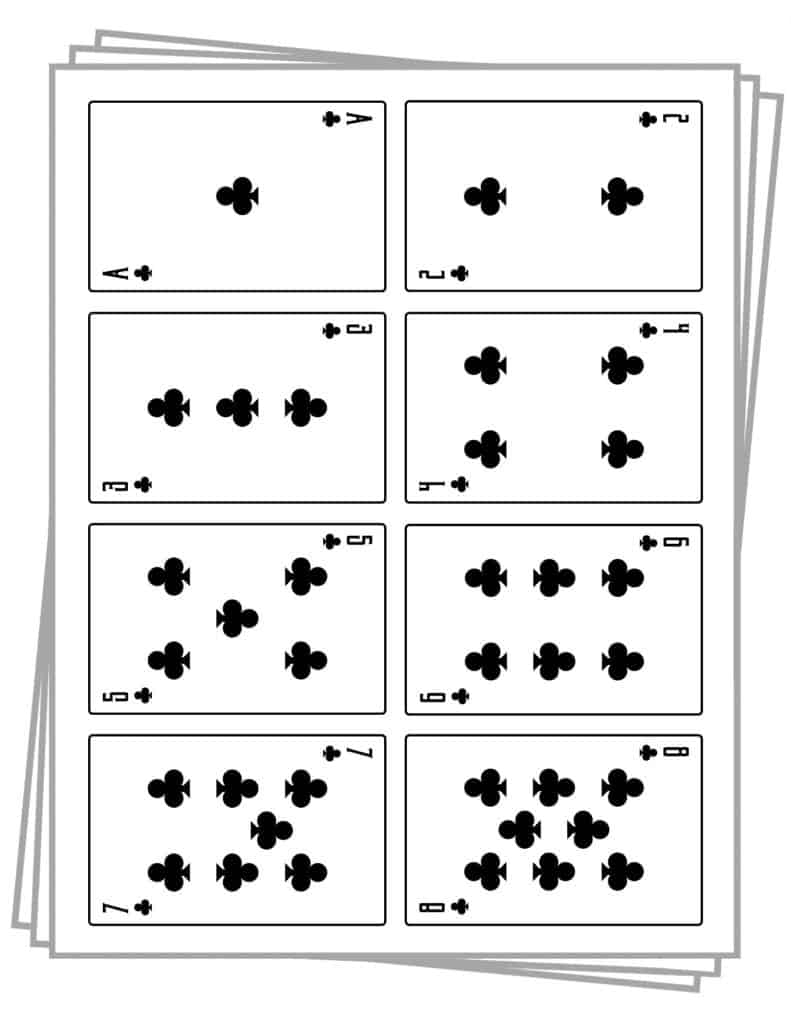 Printable Playing Cards Free PDF Sheets In 3 Sizes Printable Playing Cards Free PDF Sheets In 3 Sizes