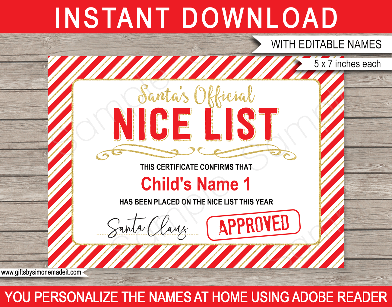 free printable nice list certificate free printable nice list certificate