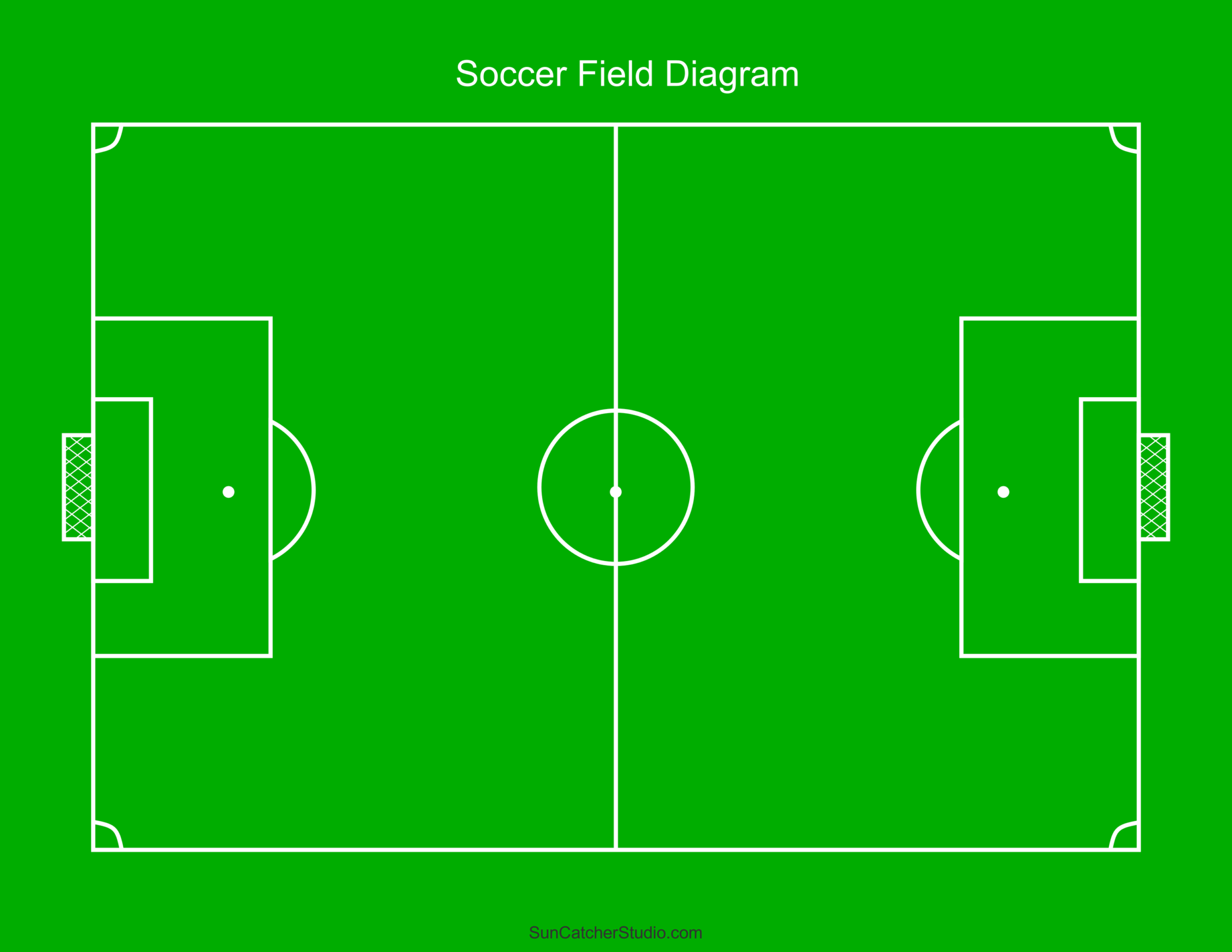 Printable Soccer Field Diagrams Templates Free Printables Lettering SVG Files Tools Apps