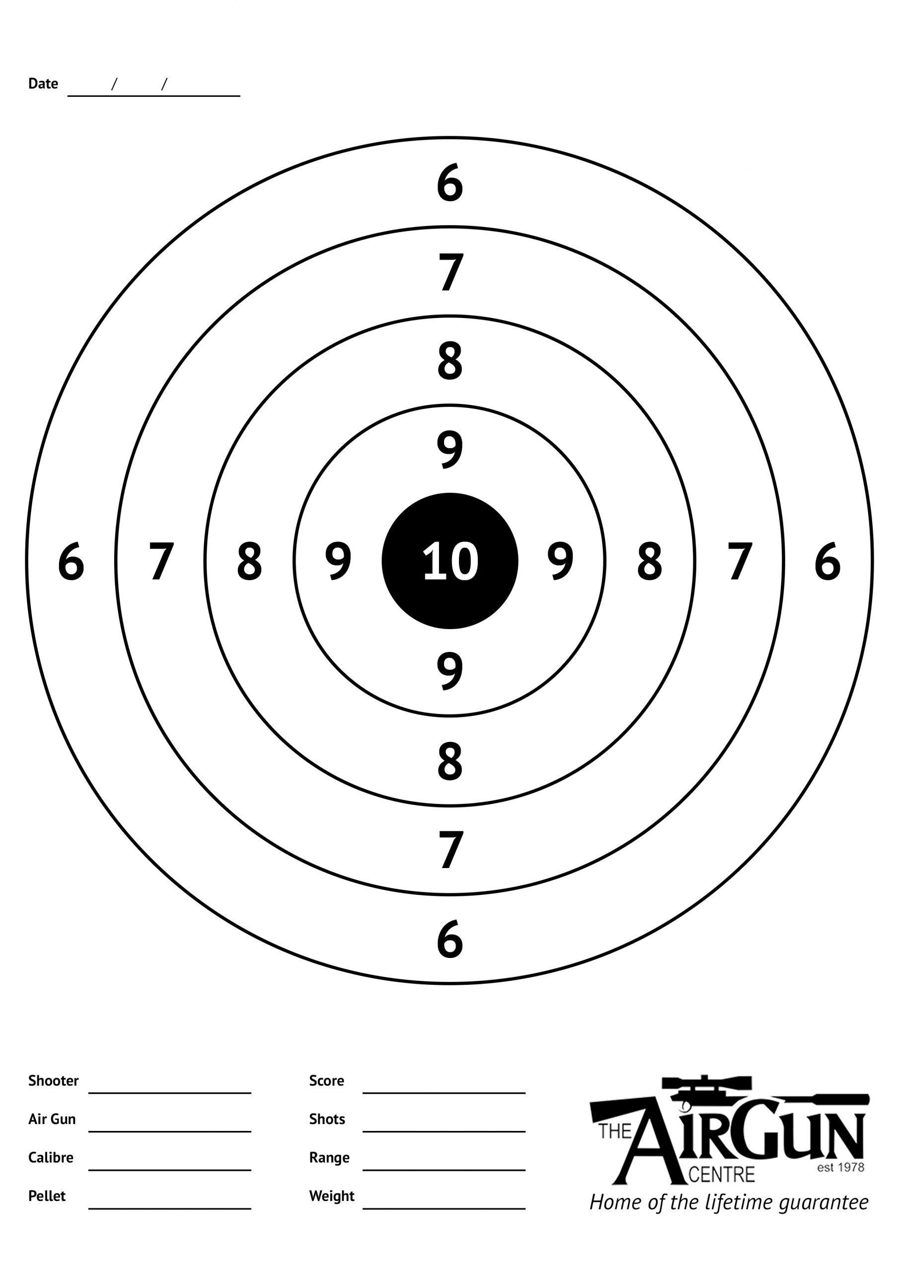 shooting targets to print shooting targets to print