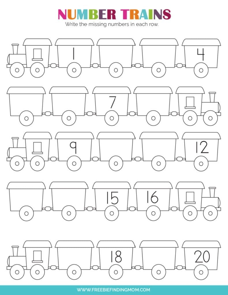 free printable worksheets kindergarten