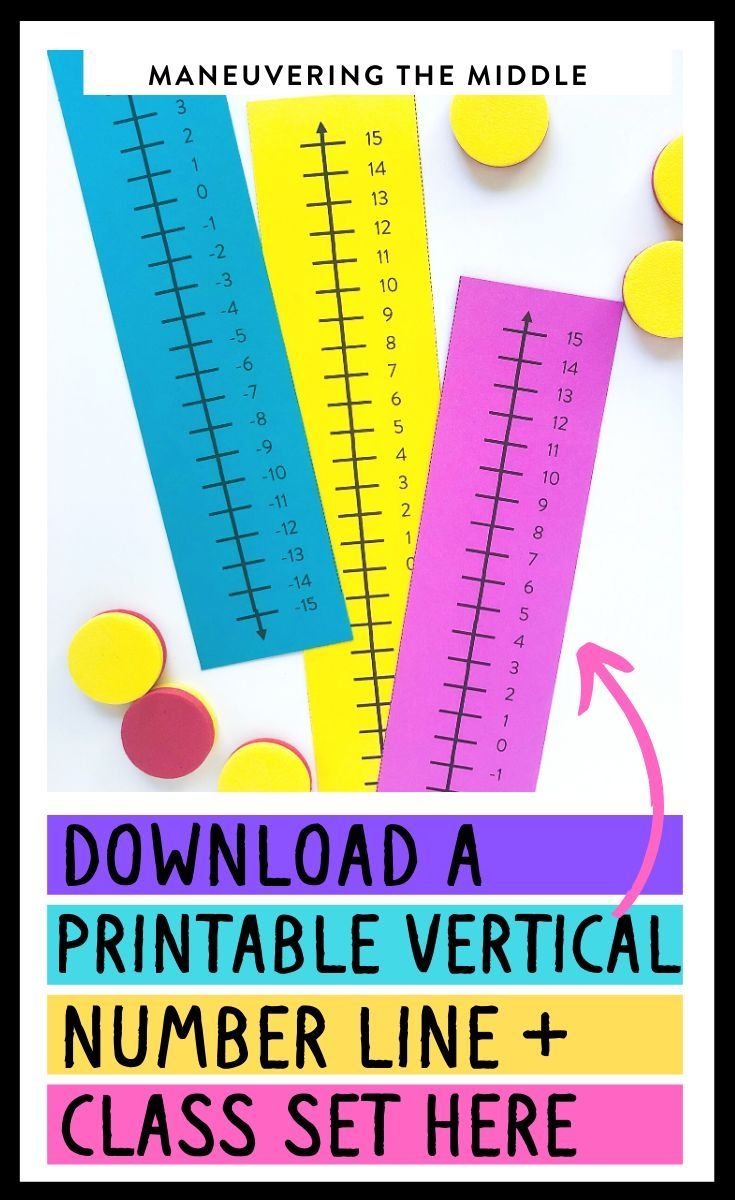 Printable Vertical Number Line Download Printable Vertical Number Line Download