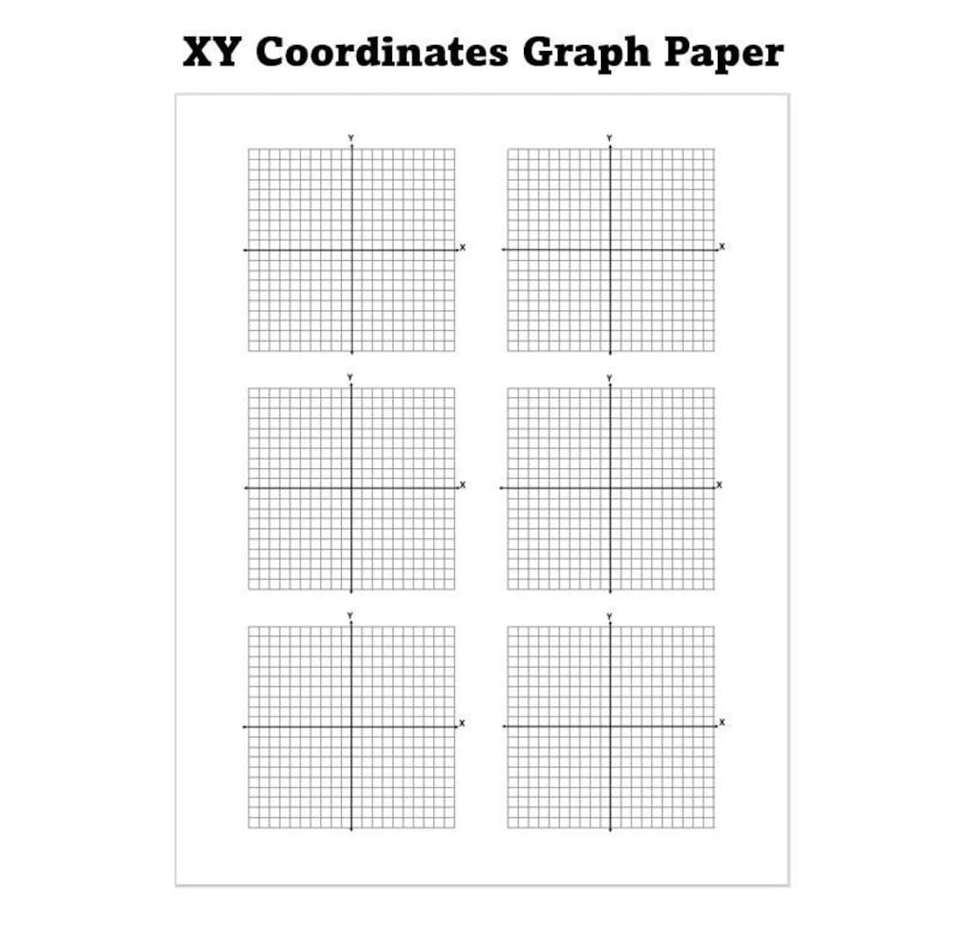 coordinate plane graph paper