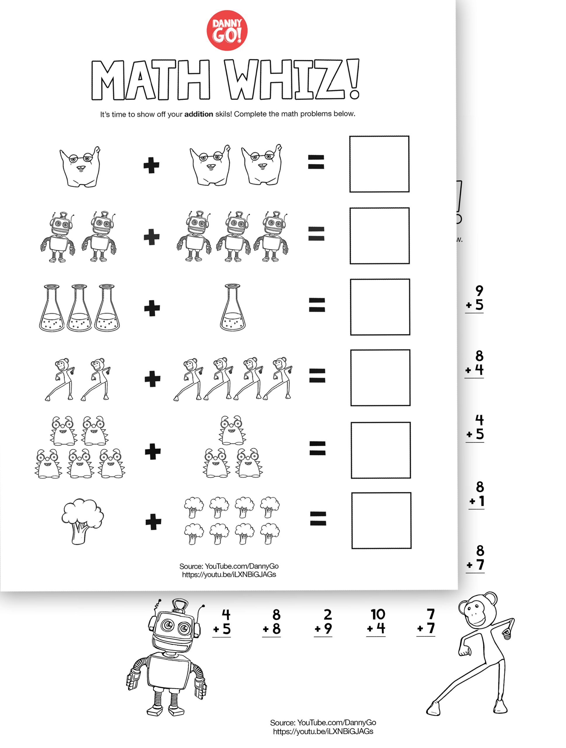 danny go coloring page